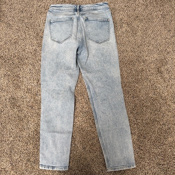 Old Navy Power Slim Straight Distressed Jeans - Picture 5 of 6